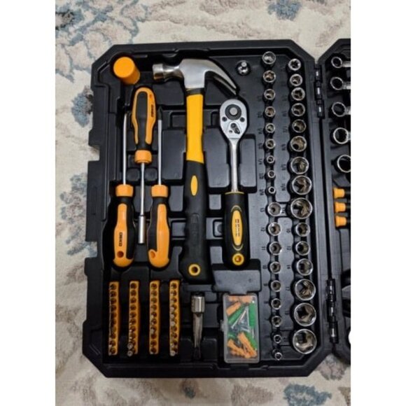 158 Piece Tool Set-General Household Hand Tool Kit, Auto Repair Tool Set - Picture 3 of 3